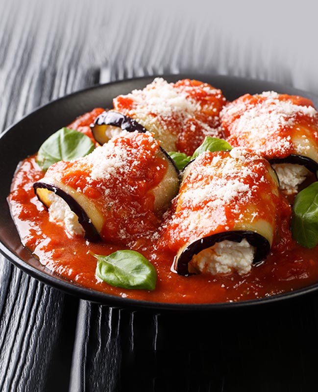 Ricetta di casa Agromonte: Involtini di melanzane