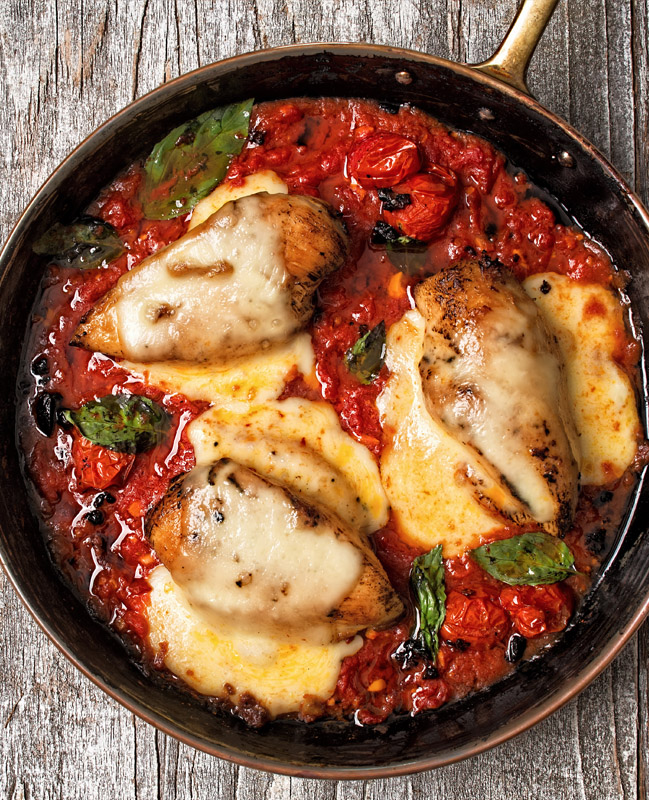 Ricetta di casa Agromonte: Pollo piccante alla pizzaiola