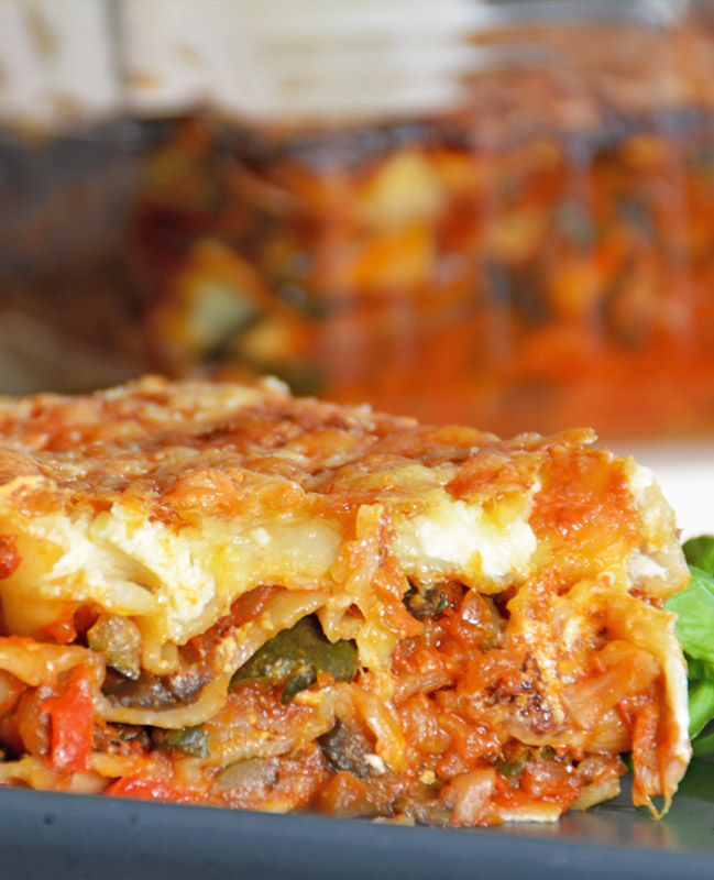 Ricetta di casa Agromonte: Lasagne con verdure