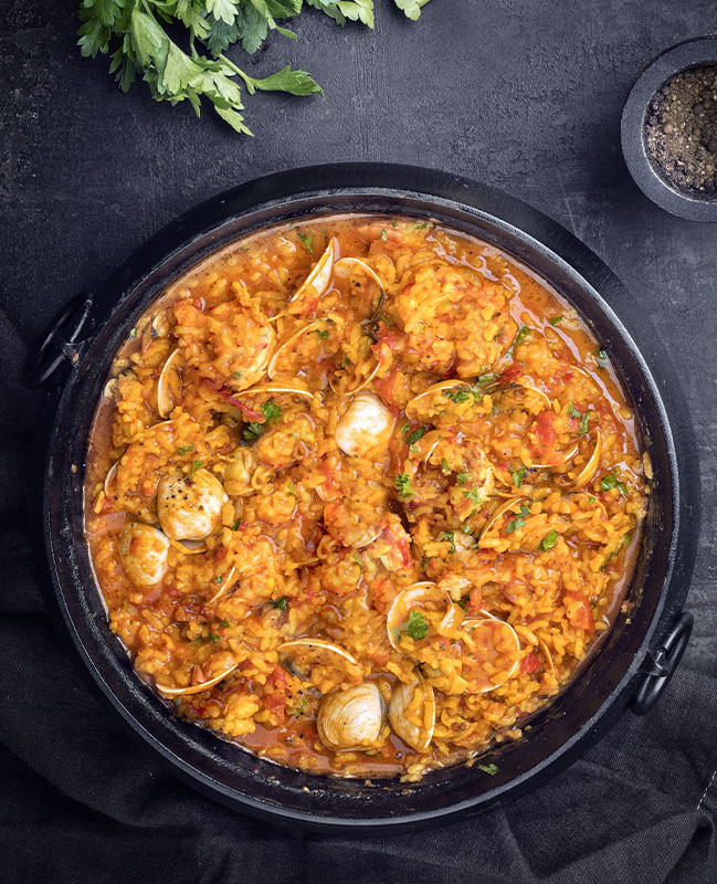 Ricetta di casa Agromonte: Risotto alle vongole