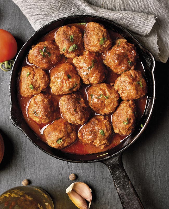 Ricetta di casa Agromonte: Polpette al sugo di ciliegino